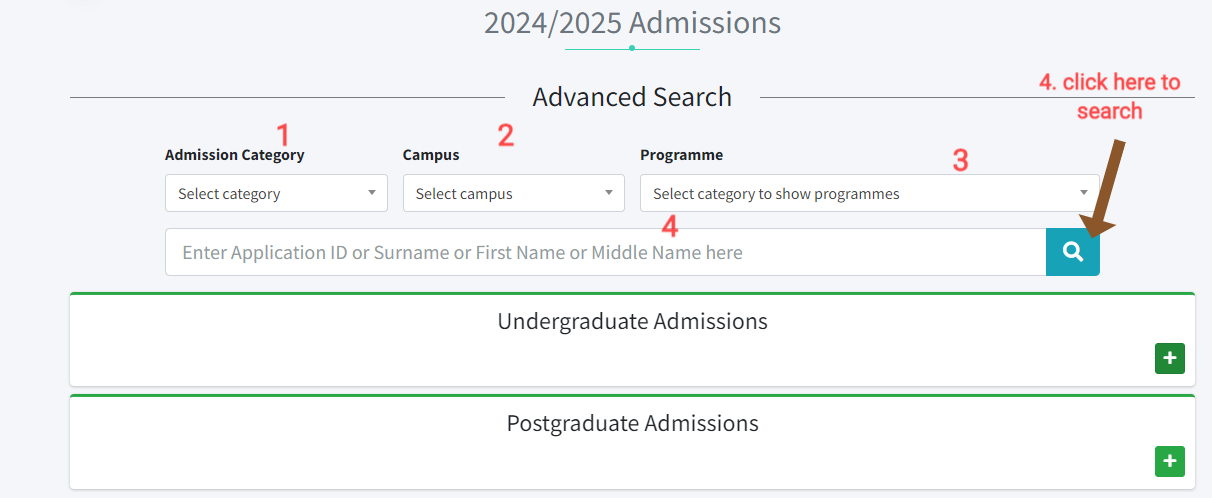 UDS Admission List 2024/2025 Academic Session